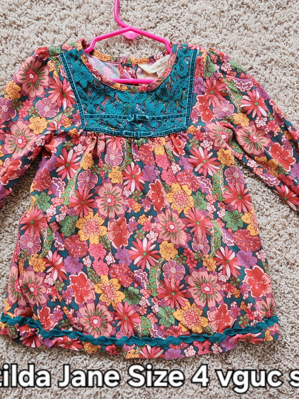 Matilda Jane Floral Girl Long Sleeve Top